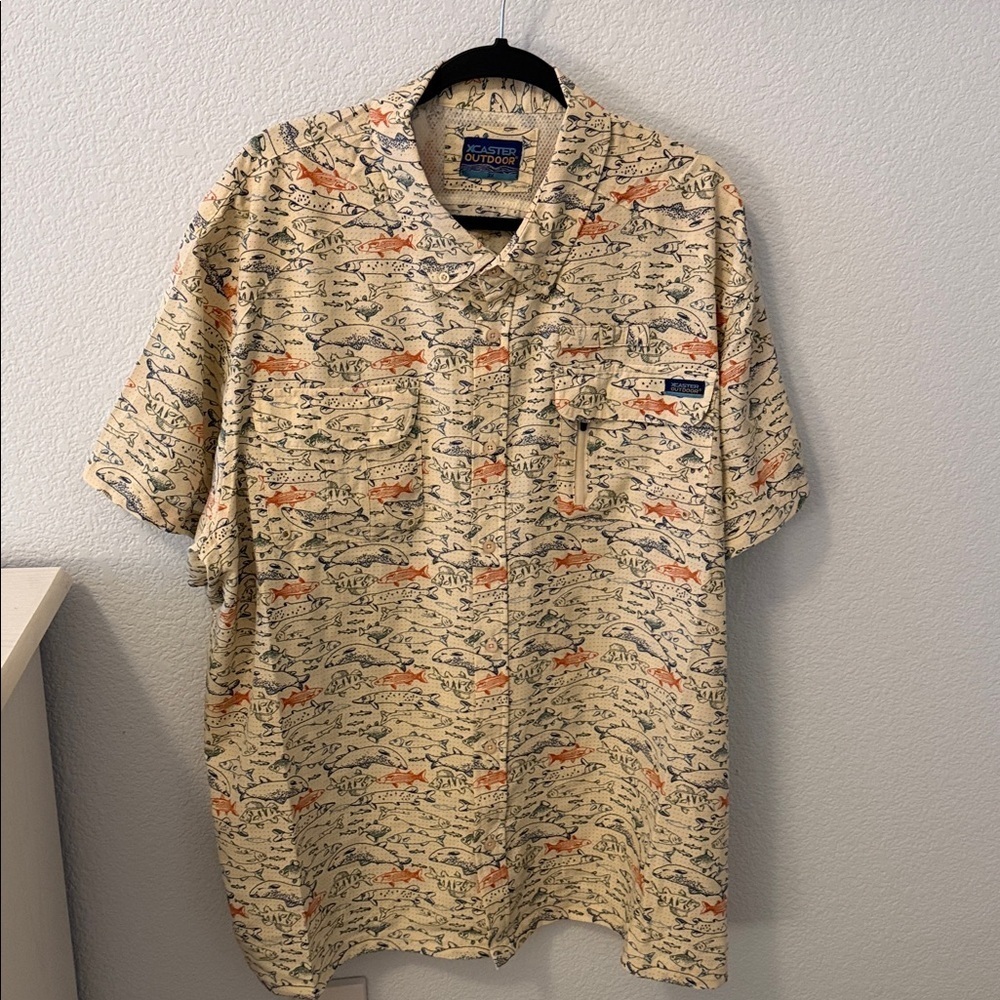 XCaster Outdoor Fish Pattern Shirt